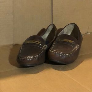 Leather loafers
